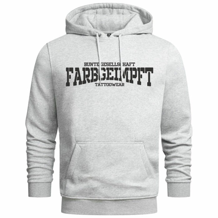 Hoodie-Classic-Grau-Schwarz