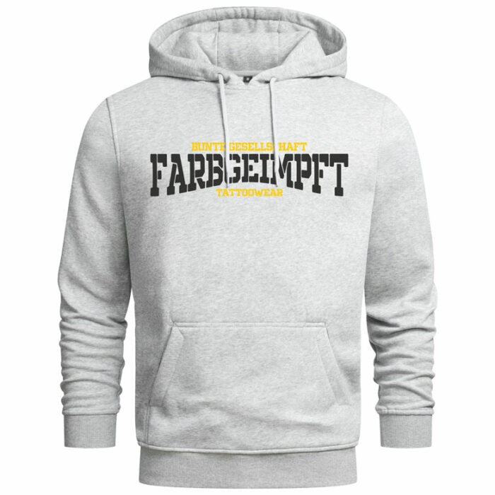 Hoodie-Classic-Grau-Schwarz-Gelb