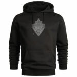 Hoodie-Ink-Junkie-vorn-grau