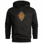 Hoodie-Ink-Junkie-vorn-grau-orange