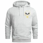 Hoodie-Punisher-vorn-grau-schwarz-gelb