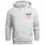 Hoodie-Punisher-vorn-grau-schwarz-rot