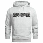 Hoodie-Without-vorn-grau-schwarz