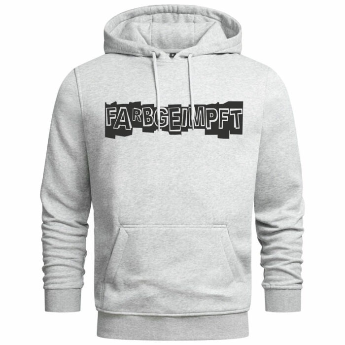 Hoodie-Without-vorn-grau-schwarz