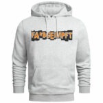 Hoodie-Without-vorn-grau-schwarz-orange