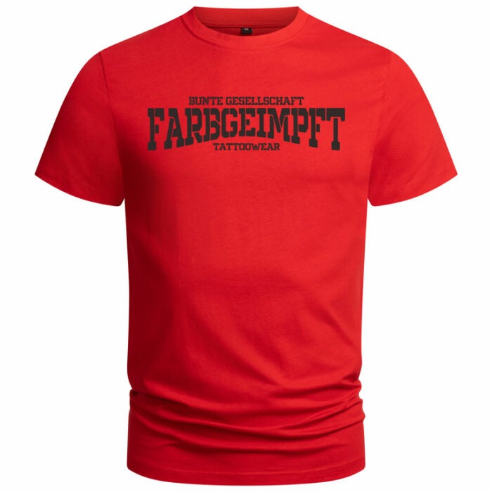 T-Shirt-Classic-Rot-Schwarz