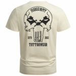 T-Shirt-Punisher-hinten-beige-schwarz