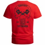 T-Shirt-Punisher-hinten-rot-schwarz