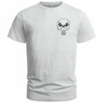 T-Shirt-Punisher-vorn-grau-schwarz