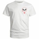 T-Shirt-Punisher-vorn-weiß-schwarz-rot